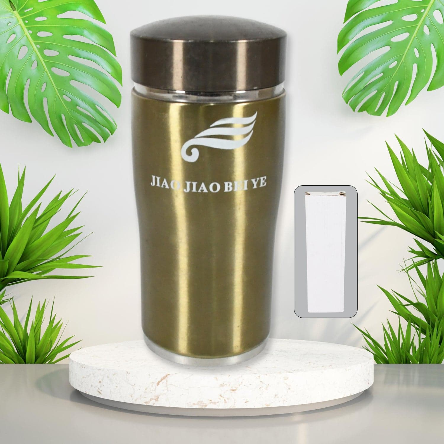 Stainless Steel Leak-Proof Water Bottle for Office, Gym & Travel (300ML) thumbnail 1