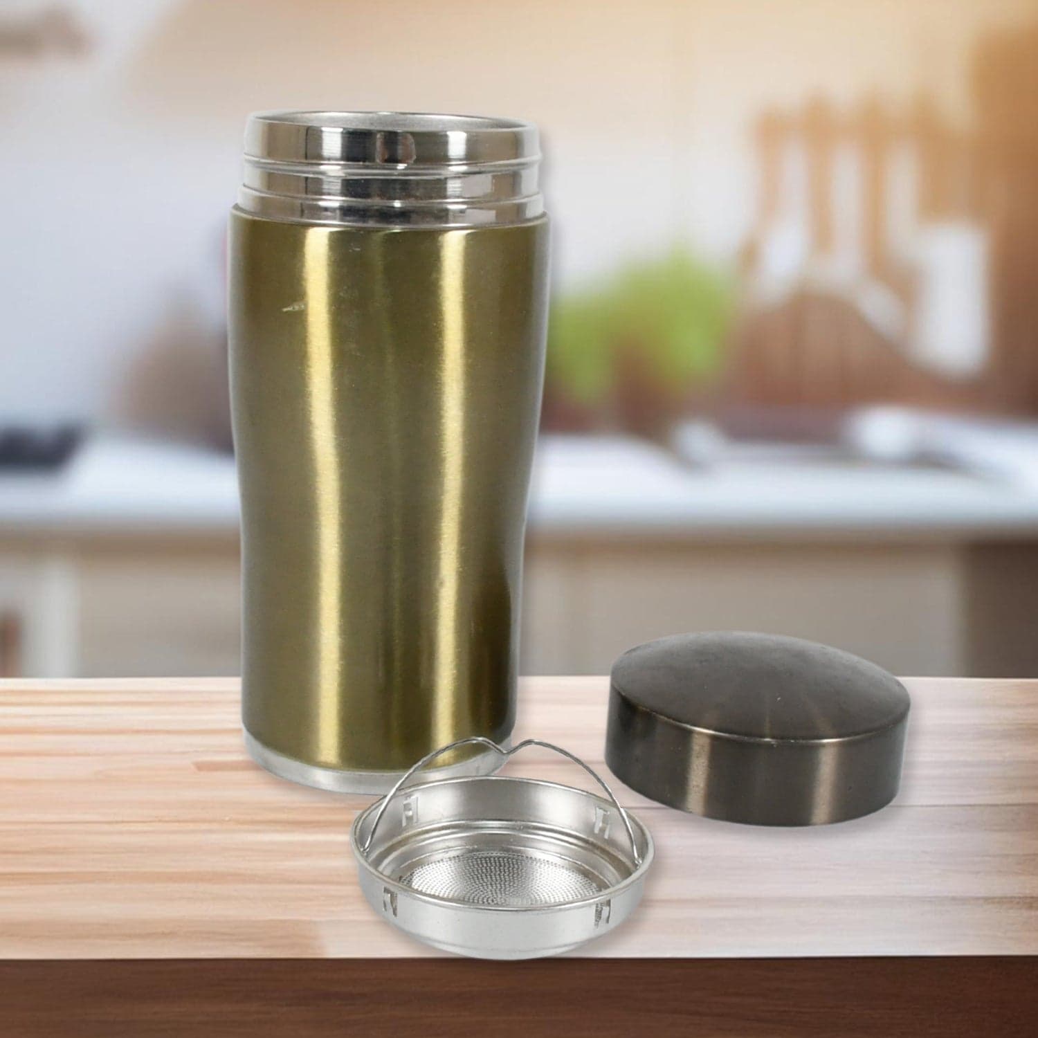 Stainless Steel Leak-Proof Water Bottle for Office, Gym & Travel (300ML) thumbnail 3