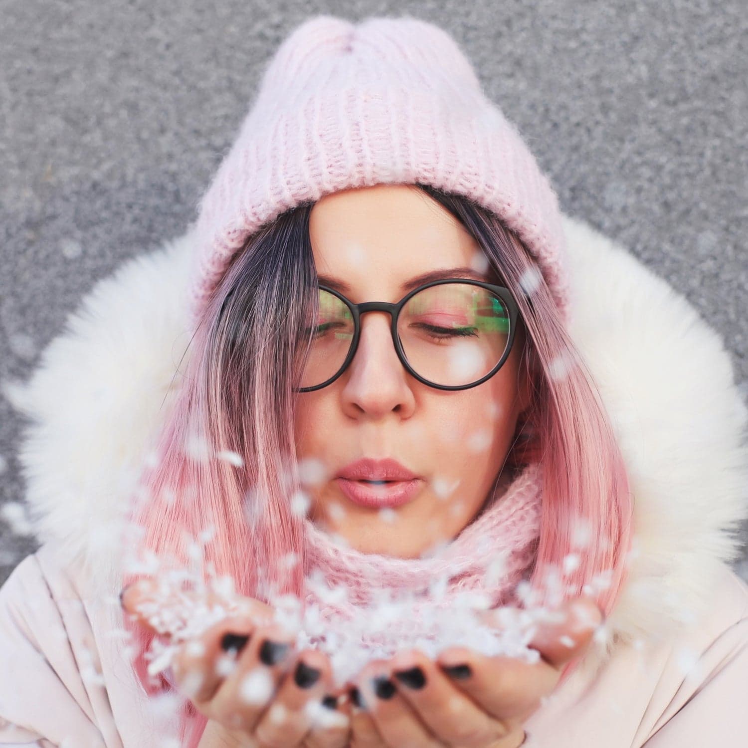 Soft Winter Cap, Woolen Inside Fur Beanie Cap (1 Pc / Mix Design & Color) thumbnail 4