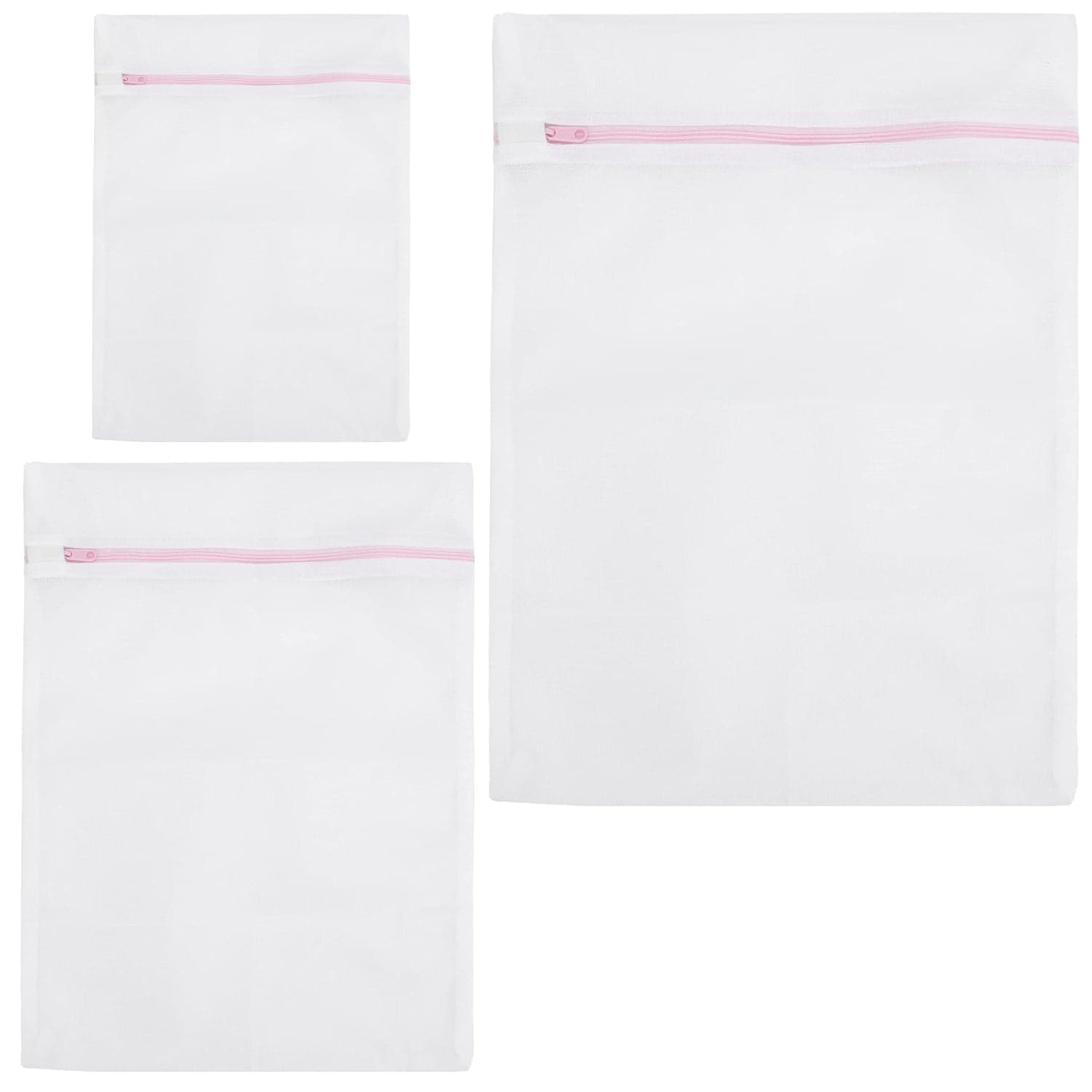 Reusable and Durable Zip Mesh Laundry Bag 3 Different Size (3 Pcs Set) thumbnail 4