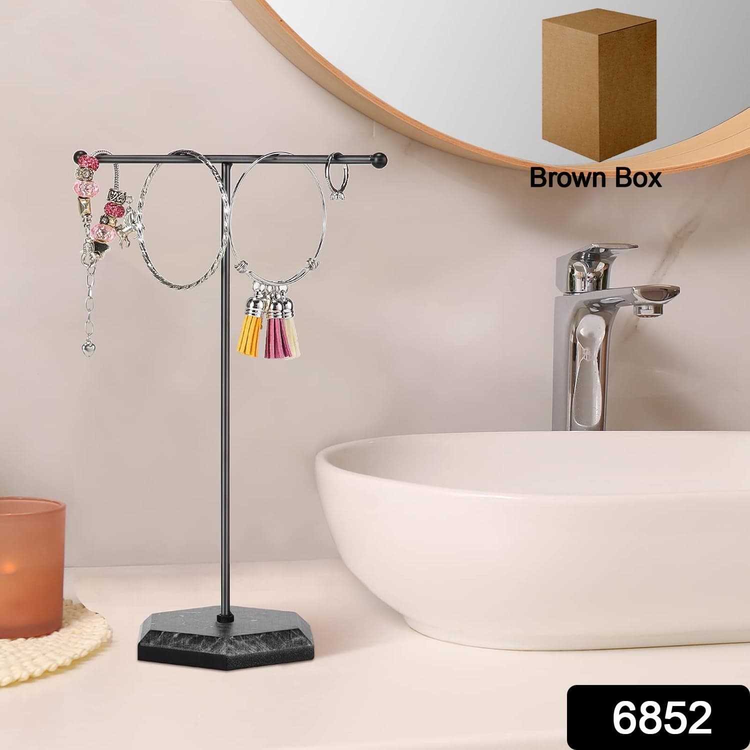 T Shape Necklace Holder Jewelry Stand (1 Pc) thumbnail 2