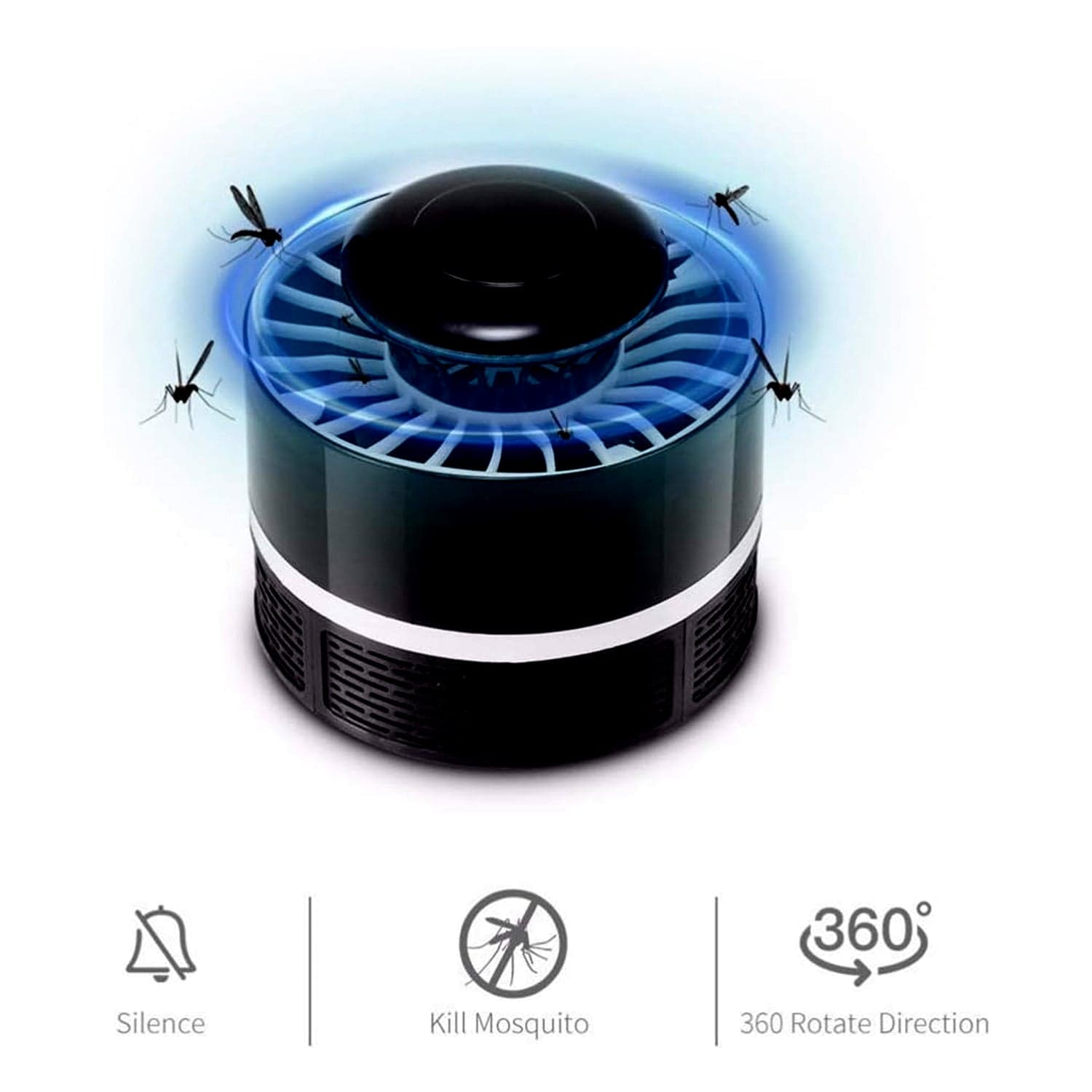 Mosquito Killer Light 5W USB Smart Optically Controlled Insect Killing Lamp Use Forbad room thumbnail 3