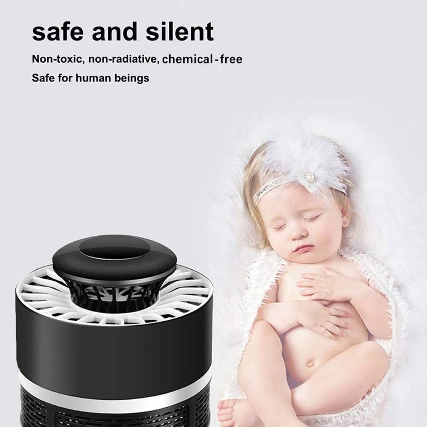 Mosquito Killer Light 5W USB Smart Optically Controlled Insect Killing Lamp Use Forbad room thumbnail 7