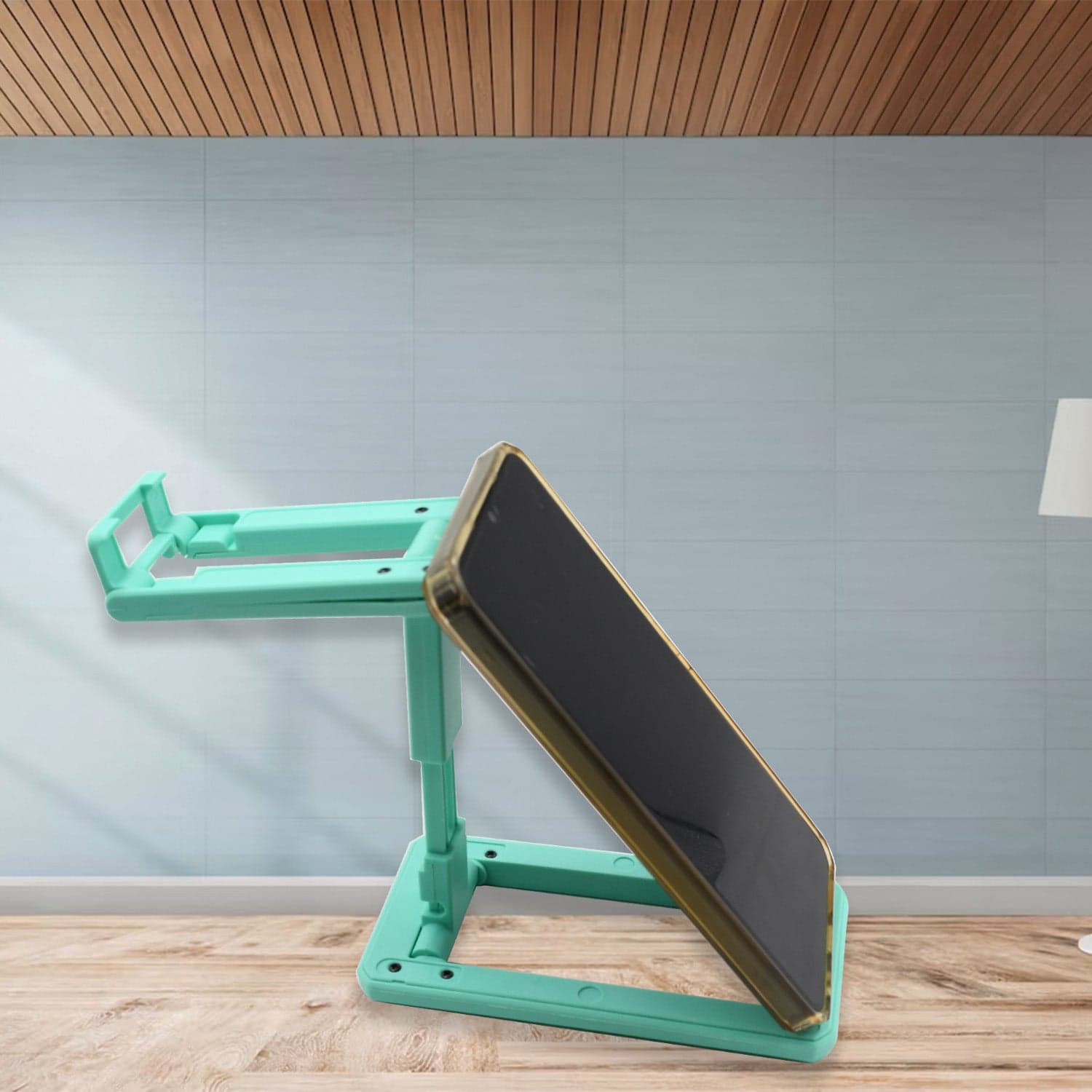 Adjustable Foldable Mobile Stand of Non-Slip, Sturdy for Smartphones thumbnail 6