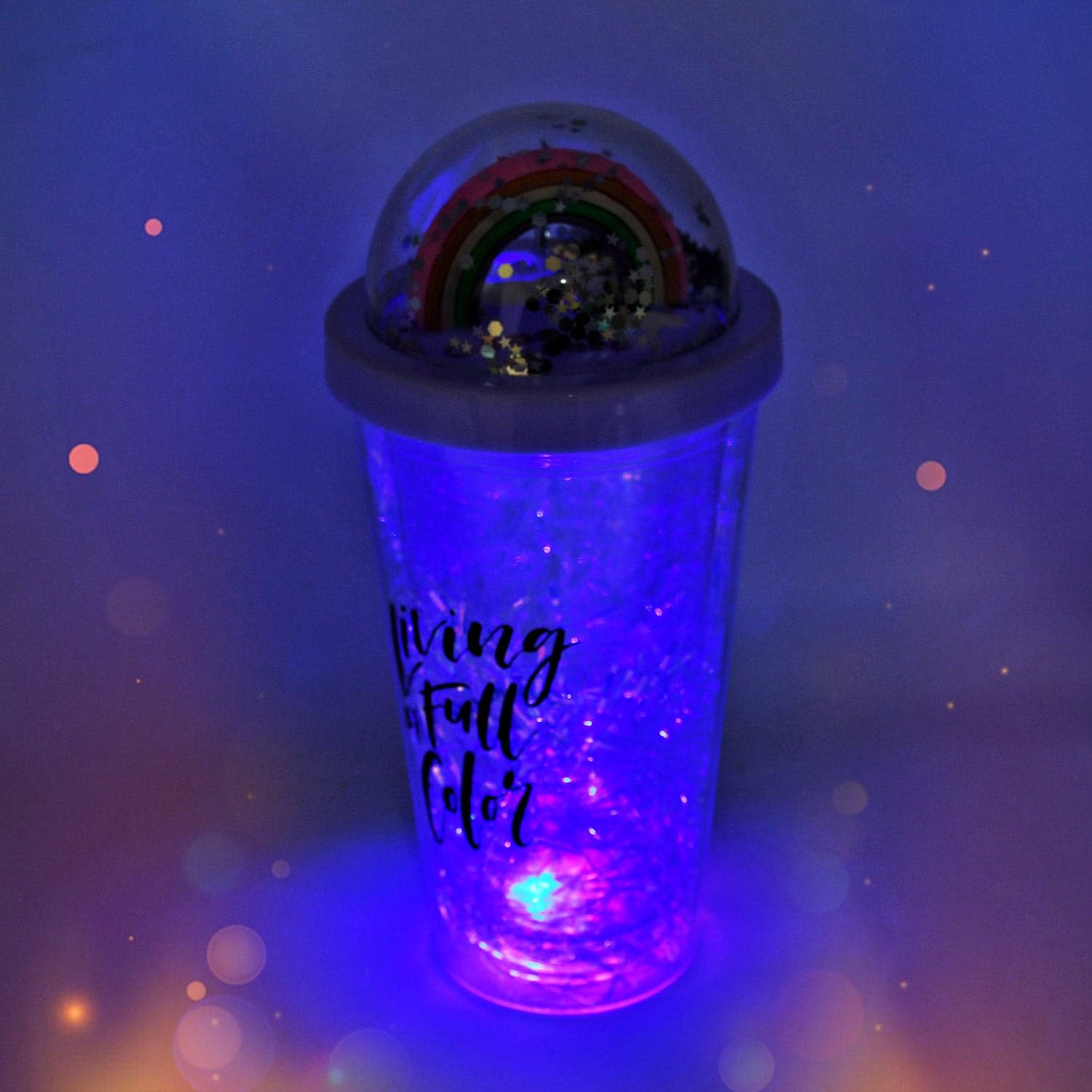 Sipper Bottle With Straw, Led Glow Light For Kids/Tumbler With Straw/Vacuum Flask/Sipper Plastic Tumbler/Sipper Bottle With Straw (Pack Of 1) thumbnail 6