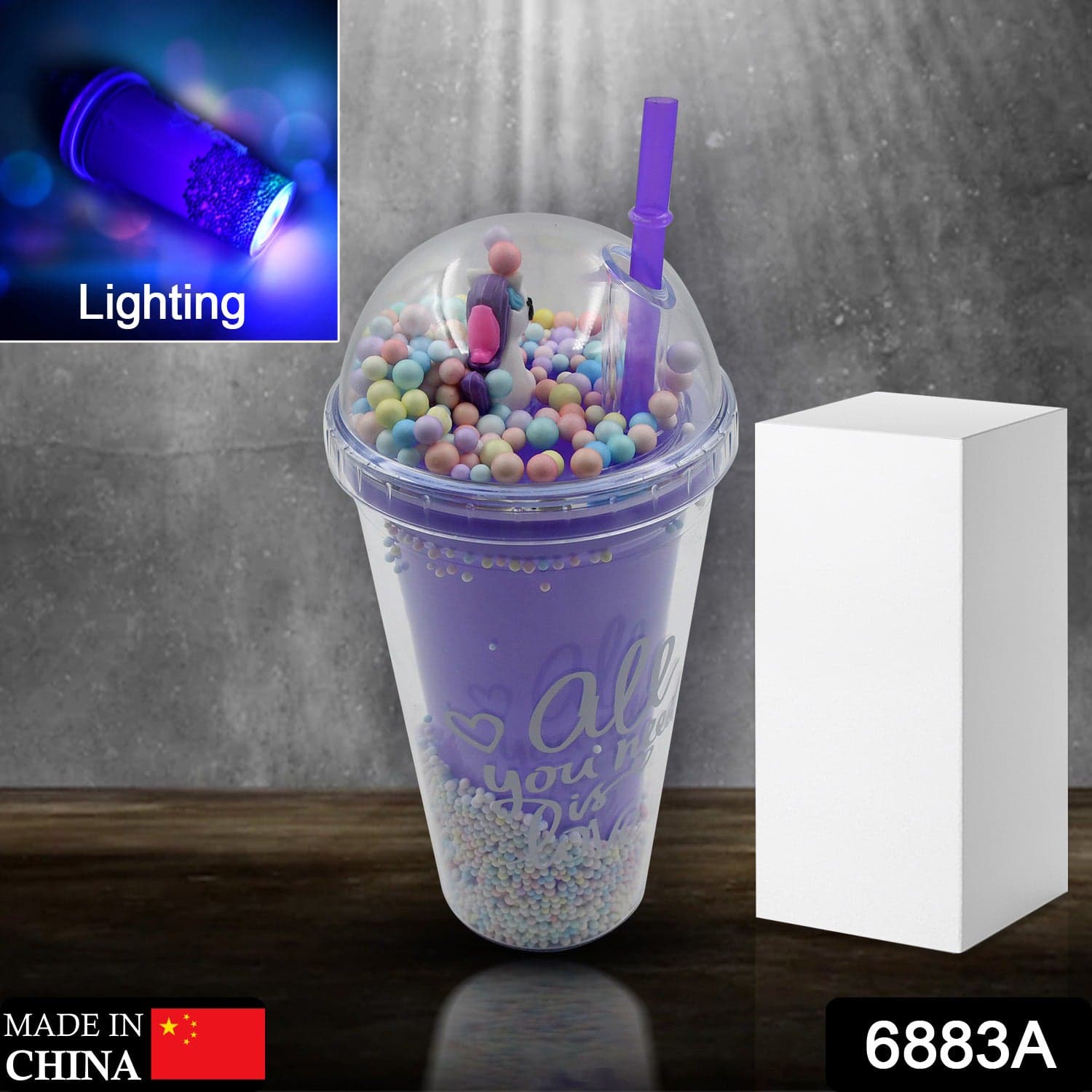 Design Printed Sipper Bottle With Toy thumbnail 2