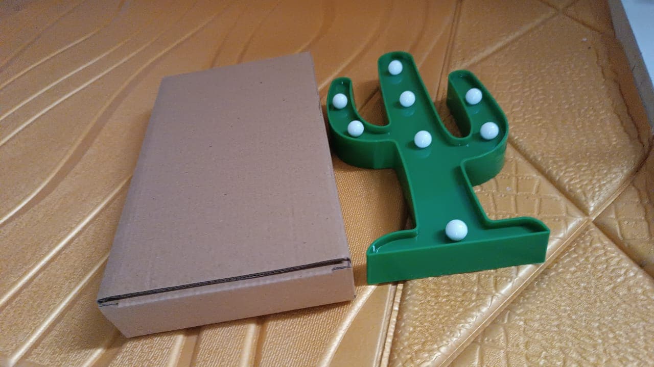 LED Cactus Light, LED Desk Lamp, LED Table Lamp (1 Pc / Battery not Included) thumbnail 8
