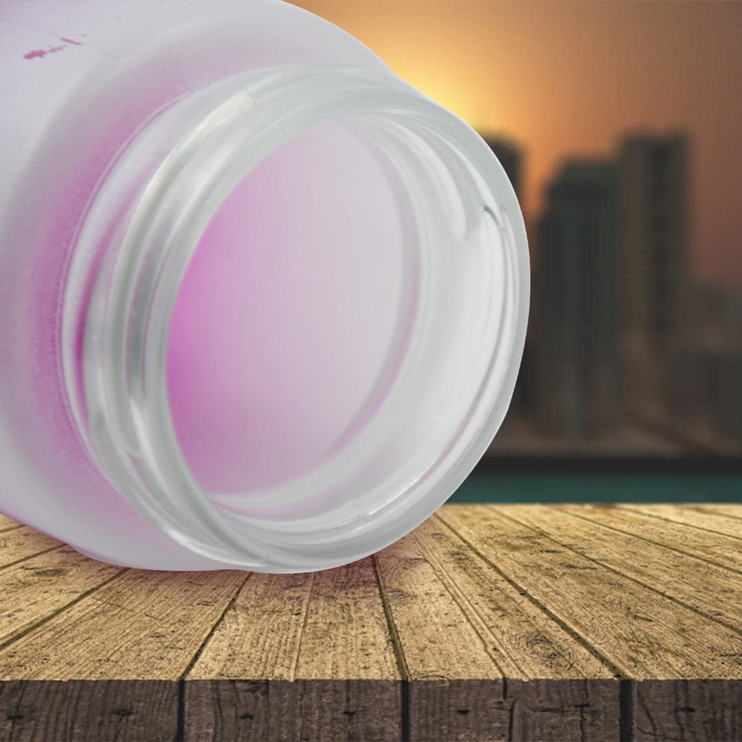 Motivational Glass Water Bottle Colorful Potable Water Glass Bottle With Rubber Band thumbnail 6