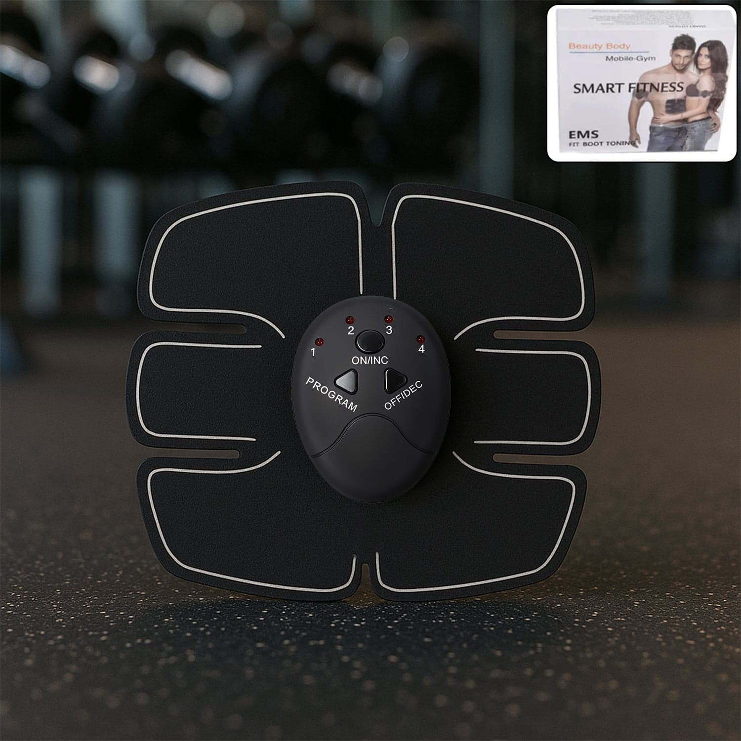 Wireless 6-Pack Abs Stimulator of Rechargeable Vibrating Muscle Exerciser & Body Massager for Abdominal Training thumbnail 3