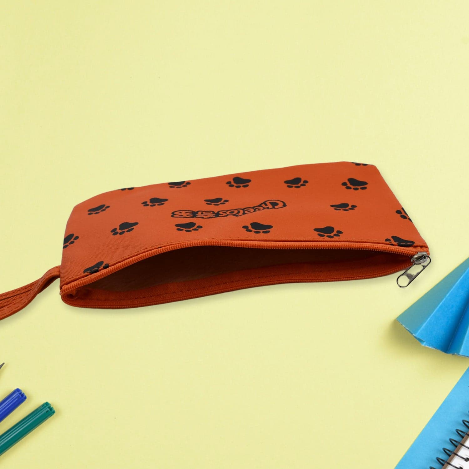 Reusable Multipurpose Washable Pouch Pen Pencil Stationary Case Travel ID-6928 thumbnail 5
