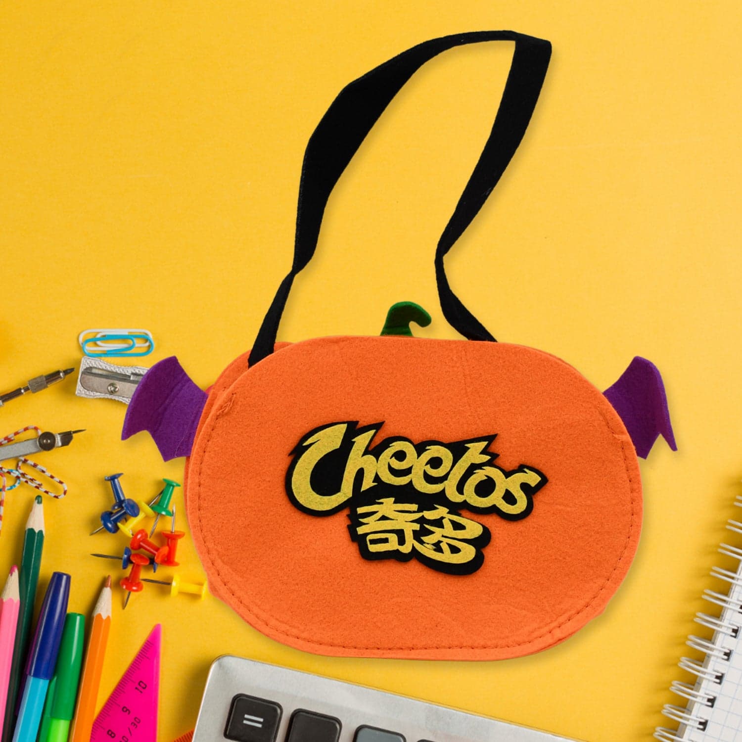 Halloween Pumpkin Bags Non- Woven Candy Bags Trick Or Treat Bags Portable Tote Bag Cartoon Goodie Handbag For Halloween Party Favors thumbnail 1