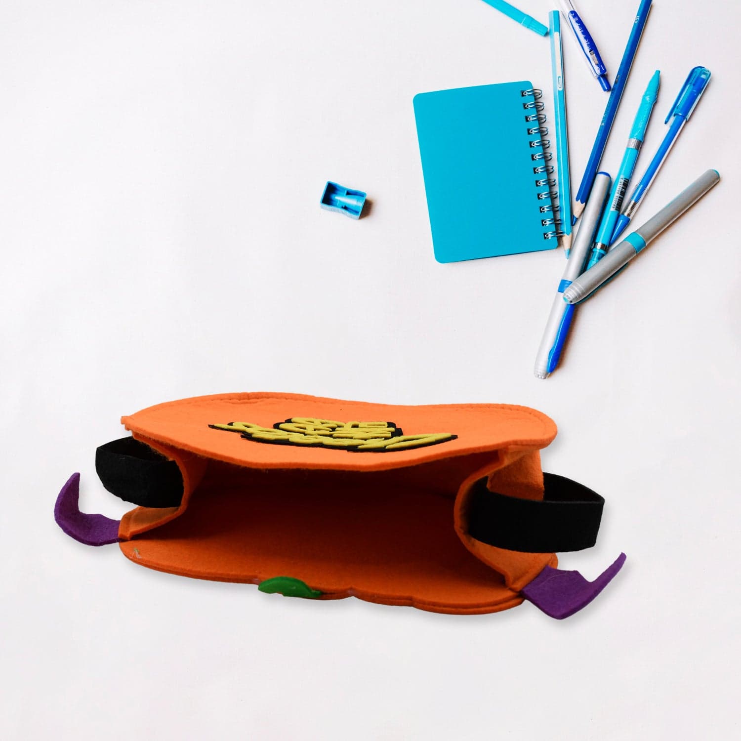 Halloween Pumpkin Bags Non- Woven Candy Bags Trick Or Treat Bags Portable Tote Bag Cartoon Goodie Handbag For Halloween Party Favors thumbnail 6