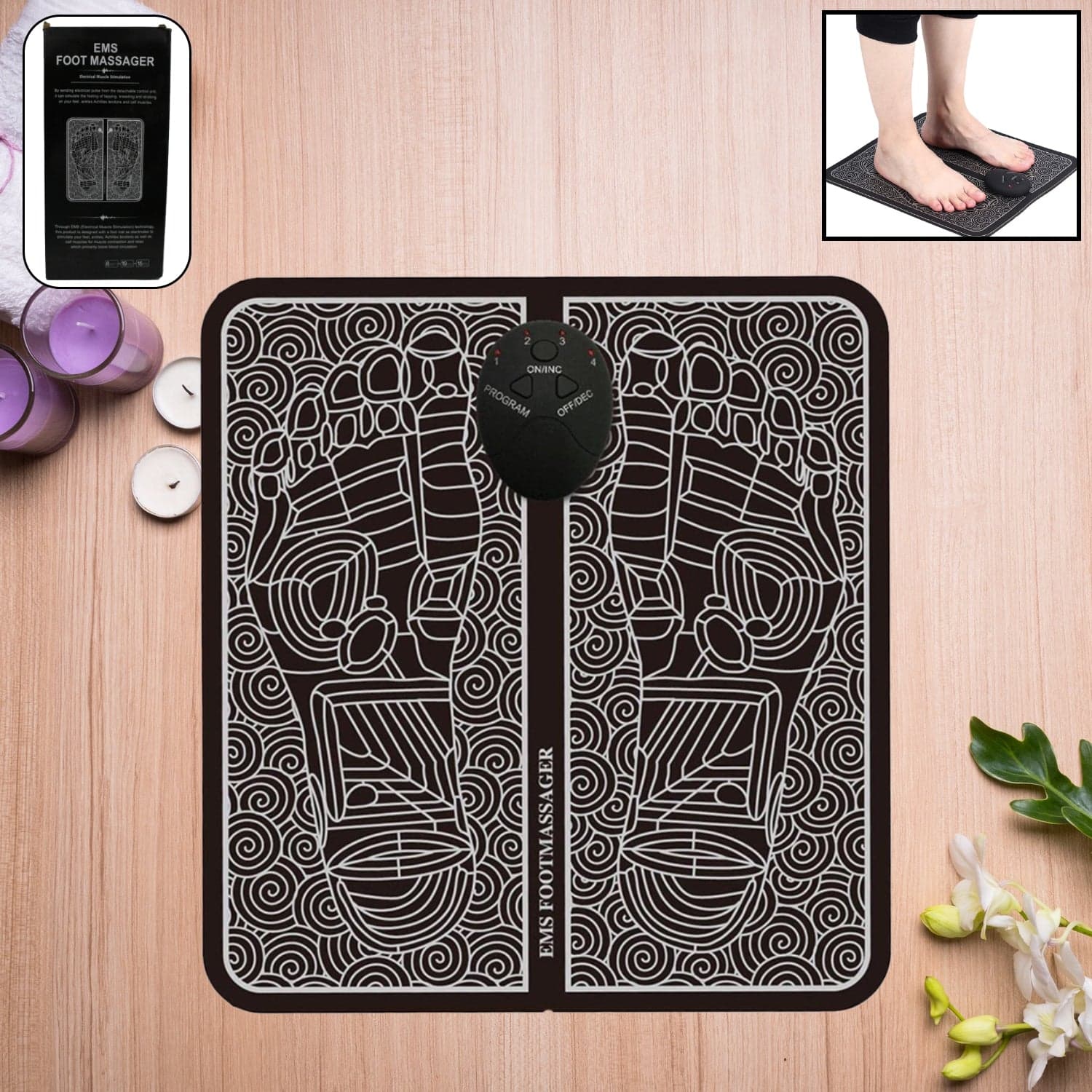Ems Foot Massager Electric Feet Massager (Mix Design) thumbnail 1