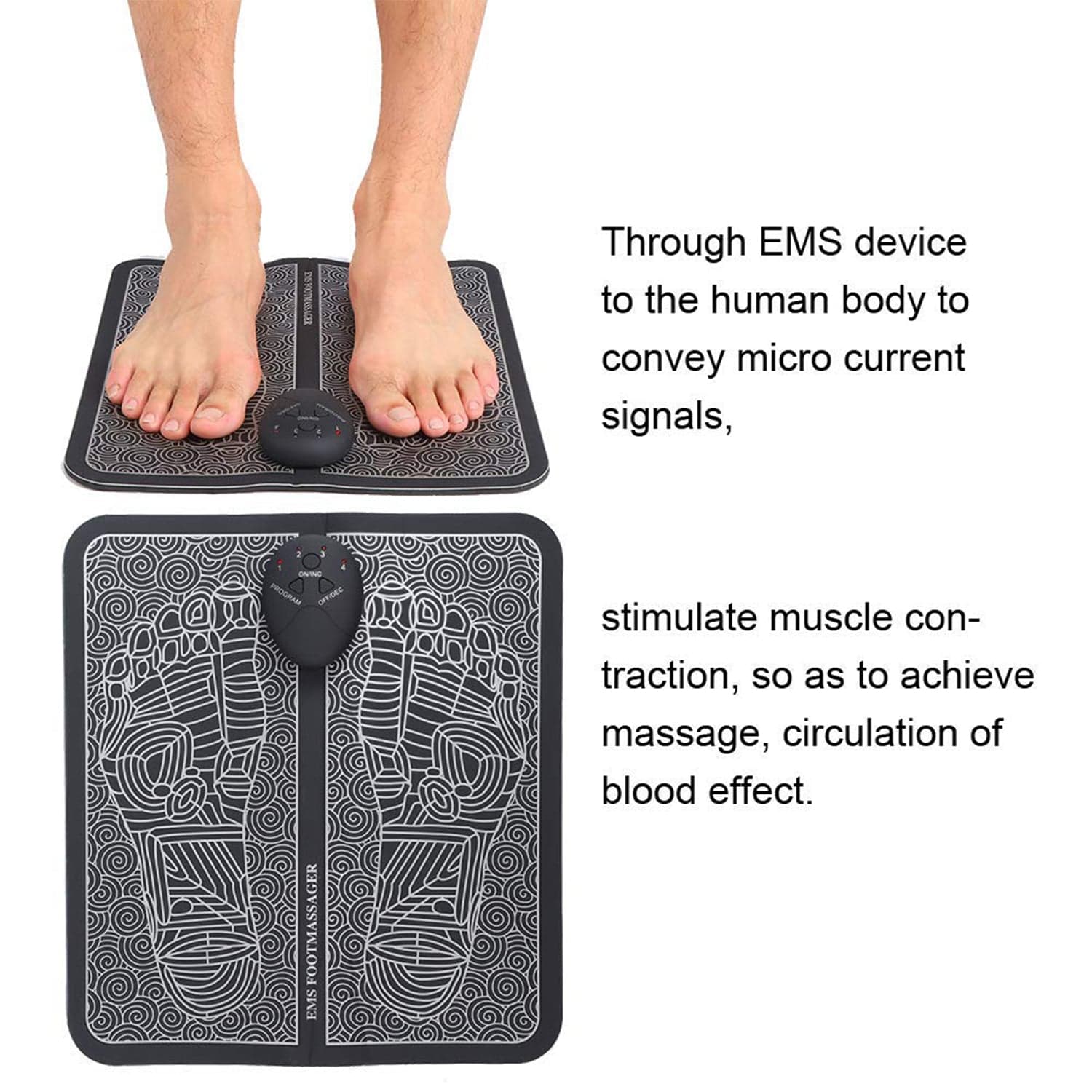 Ems Foot Massager Electric Feet Massager (Mix Design) thumbnail 10