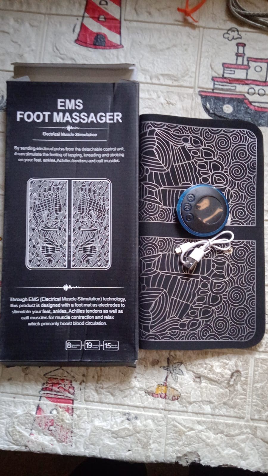 Ems Foot Massager Electric Feet Massager (Mix Design) thumbnail 12