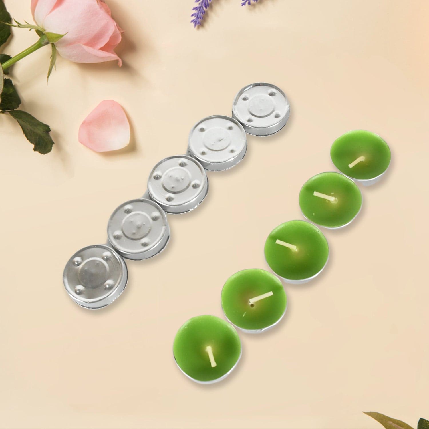8-9 Hour Unscented Smokeless Candles Of For Diwali, Christmas, Weddings, Parties & Mood Dinners, Diwali (10 Pc) thumbnail 5