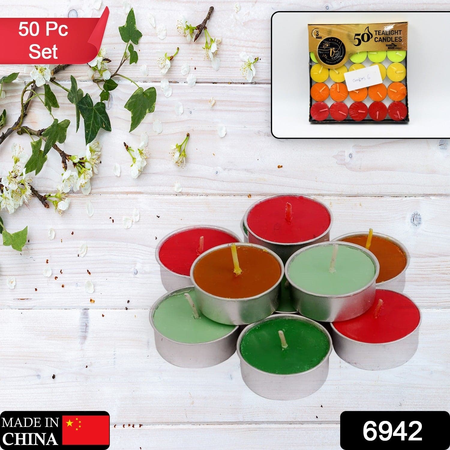 Decorative Color Candle Light Candle Perfect For Gifts ID-6942 thumbnail 2