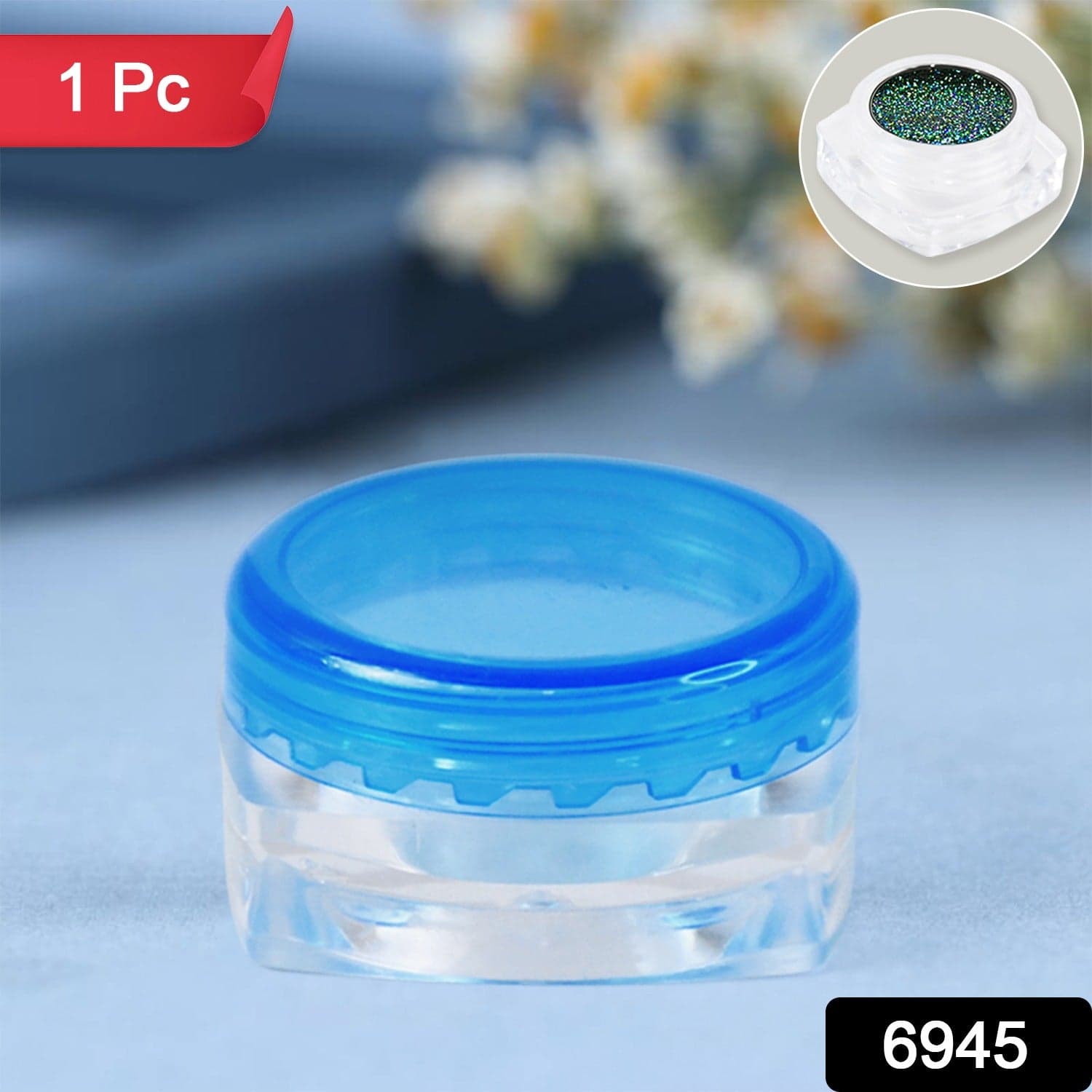 Round Makeup Jar Box thumbnail 1