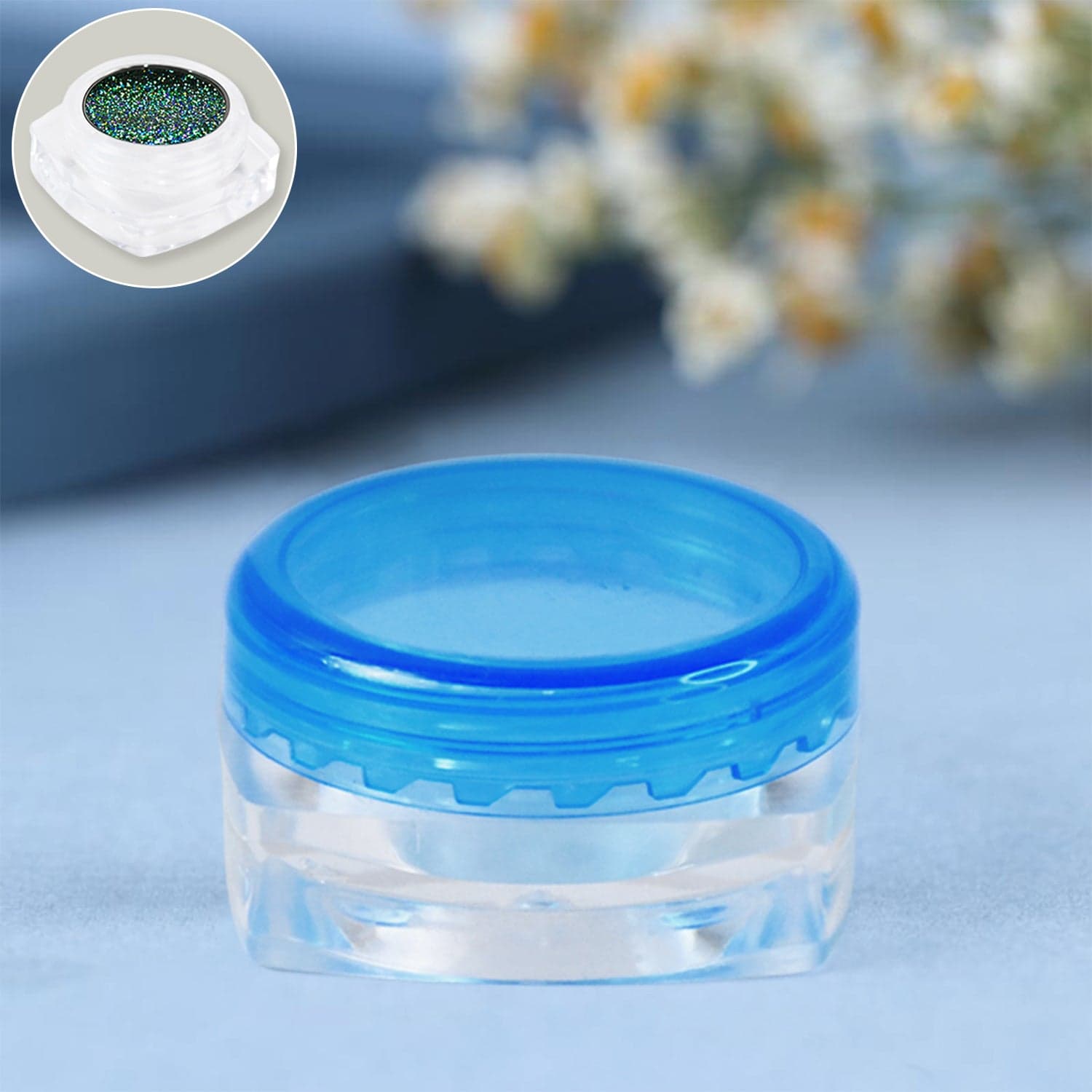 Round Makeup Jar Box thumbnail 2