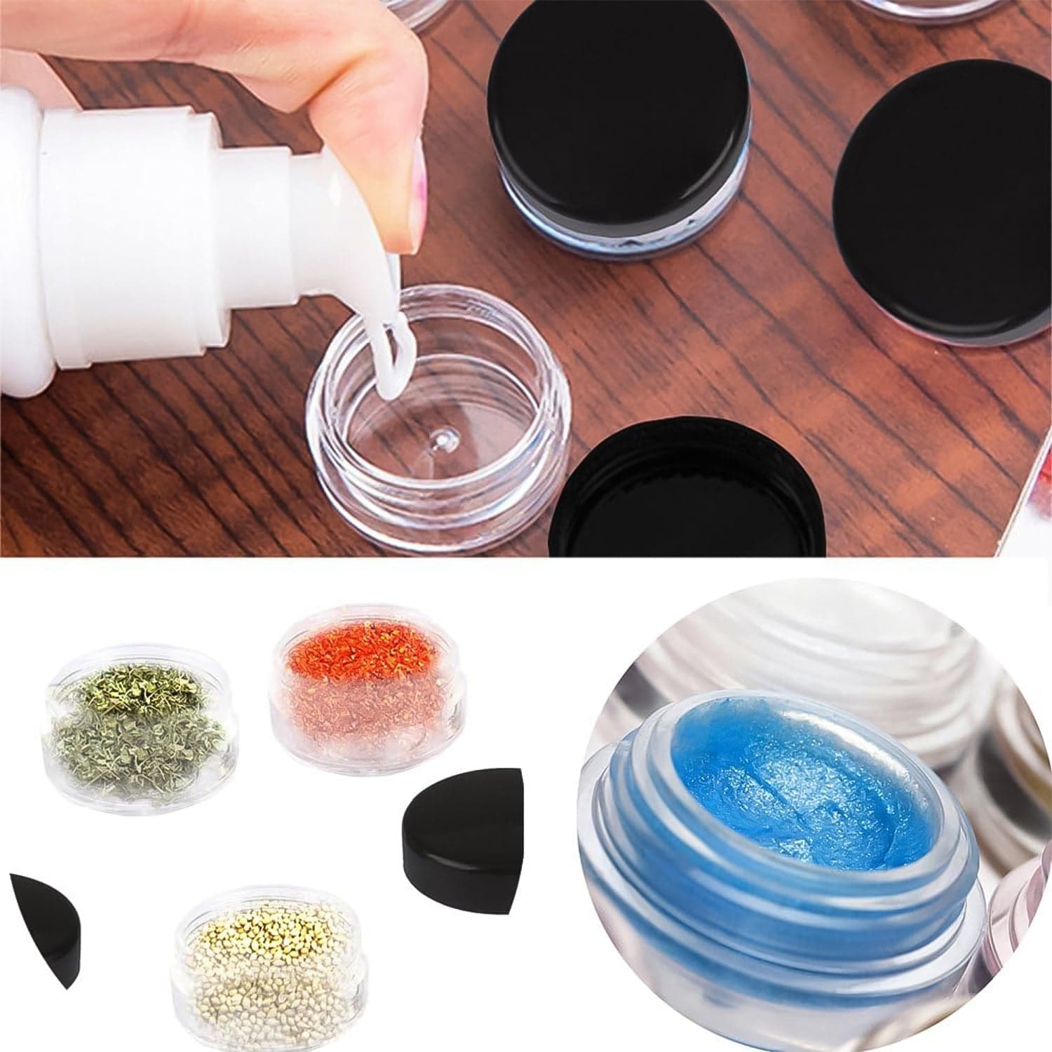 Round Makeup Jar Box thumbnail 5