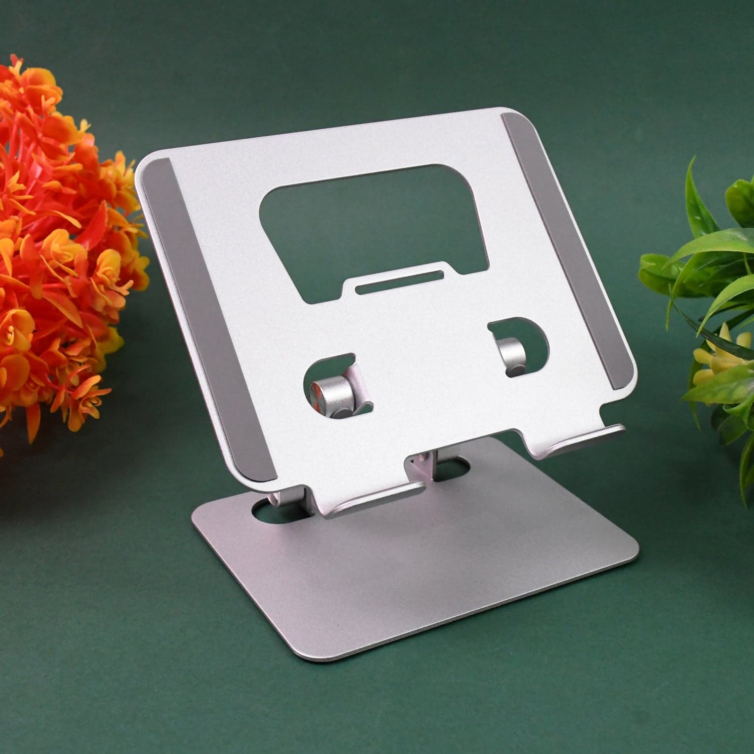 Tablet Stand Metal Alloy Adjustable Bracket, Suitable For Tablet Computers For Desk Ergonomic Foldable Metal Tablet Holder/Tablets/Mobile Phones thumbnail 3