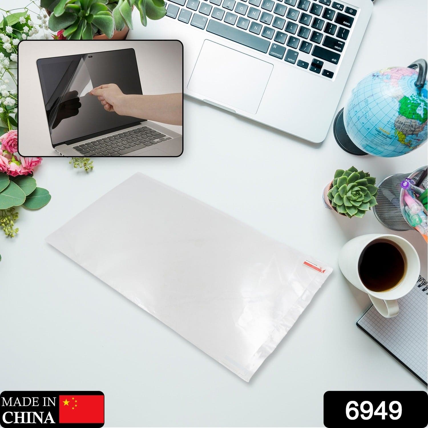 Laptop Screen Protector For 35Cmx20Cm Displays- Anti Blue Light Eye Protection Filter Film thumbnail 2
