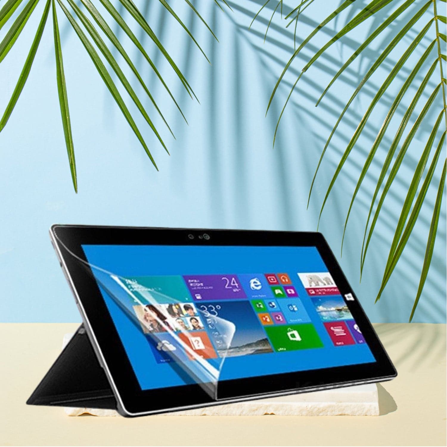 Laptop Screen Protector For 35Cmx20Cm Displays- Anti Blue Light Eye Protection Filter Film thumbnail 5