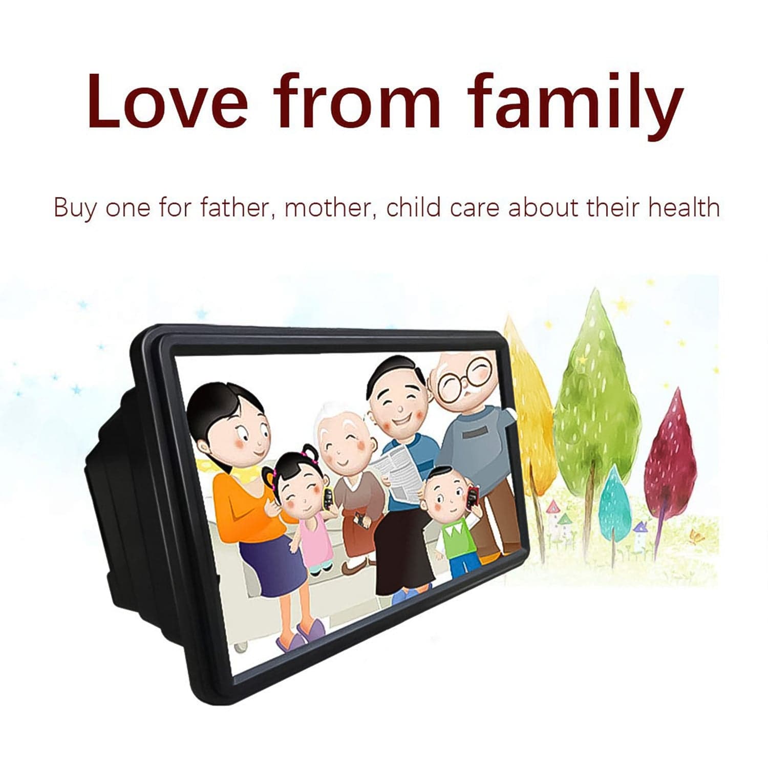 Enlarged Screen 3D HD Mobile Phone Screen Magnifier Amplifier (1 Pc) thumbnail 6