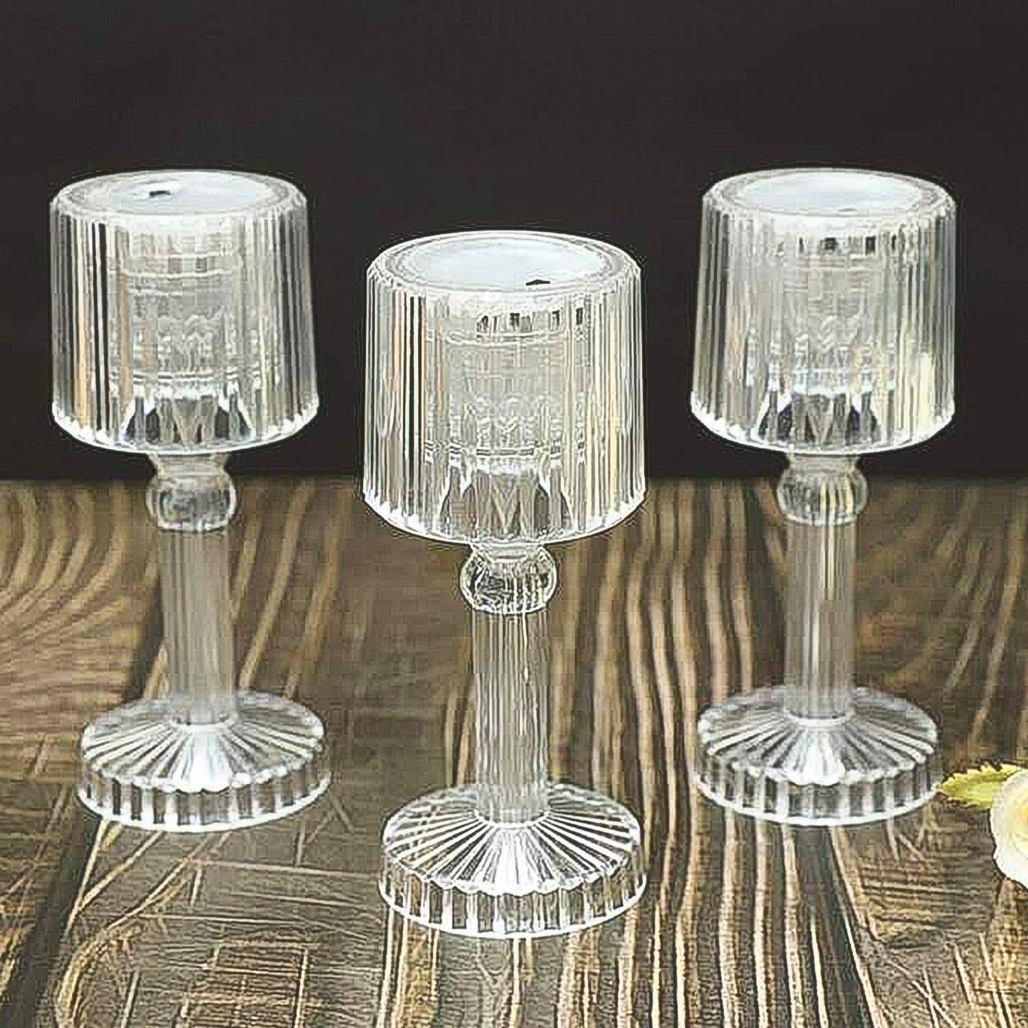 Mini Acrylic LED Desk Lamps Table Lamp Portable Crystal, Diwali (1 Pc / Small) thumbnail 5