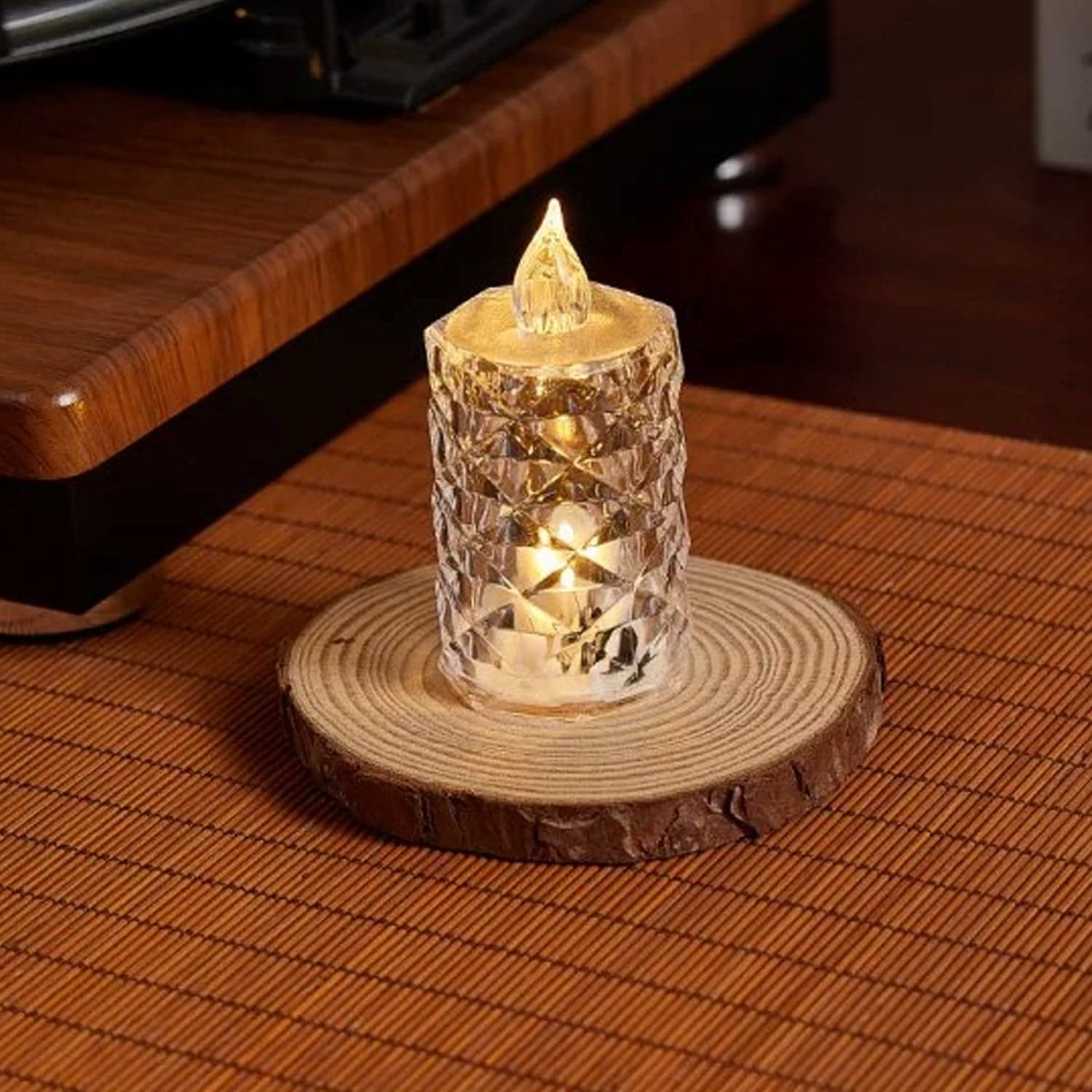 Flameless and Smokeless Decorative Candles LED Tea Light, Diwali (1 Pc) thumbnail 1