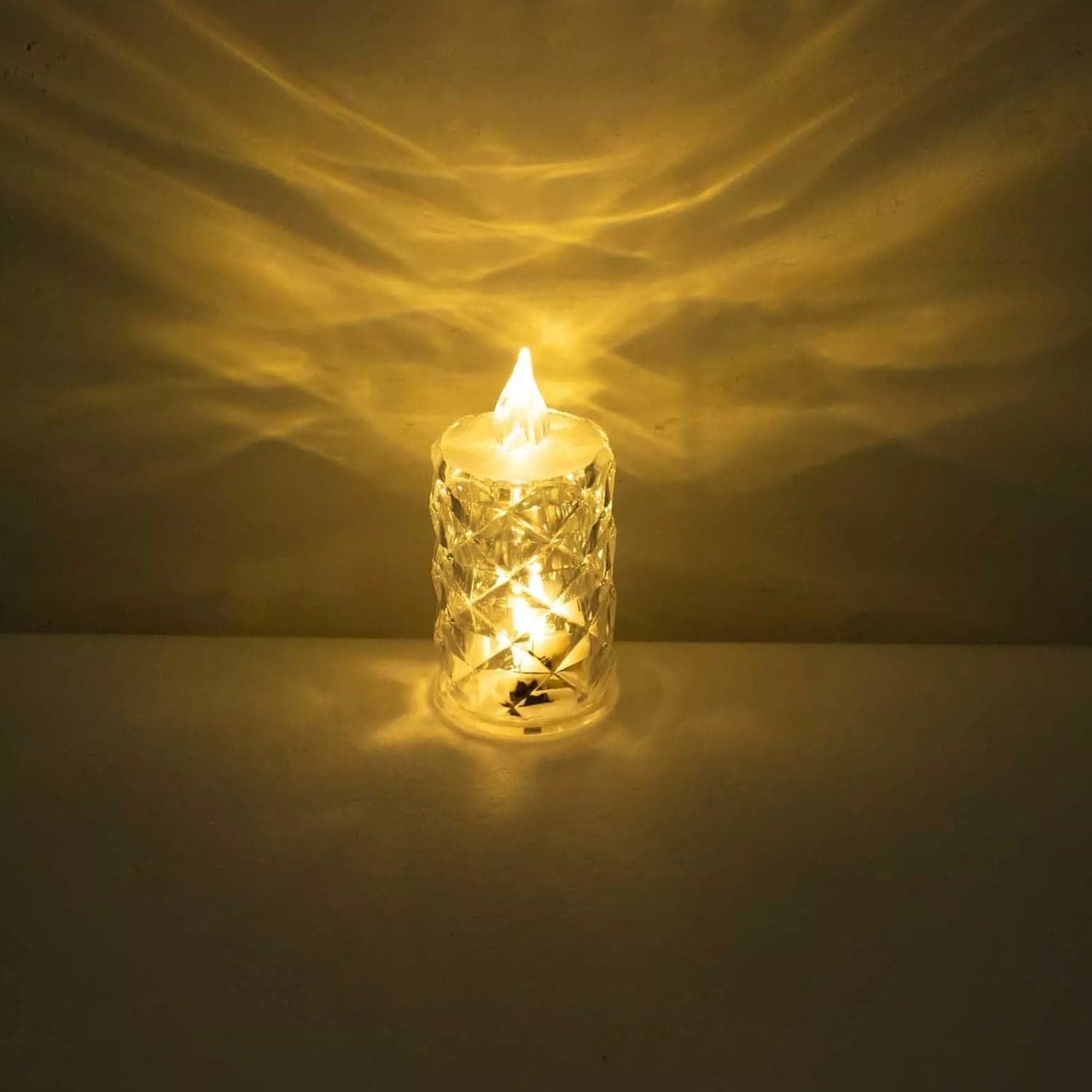 Flameless and Smokeless Decorative Candles LED Tea Light, Diwali (1 Pc) thumbnail 8