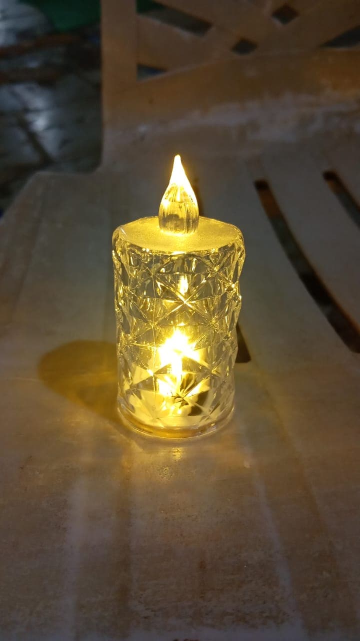 Flameless and Smokeless Decorative Candles LED Tea Light, Diwali (1 Pc) thumbnail 9