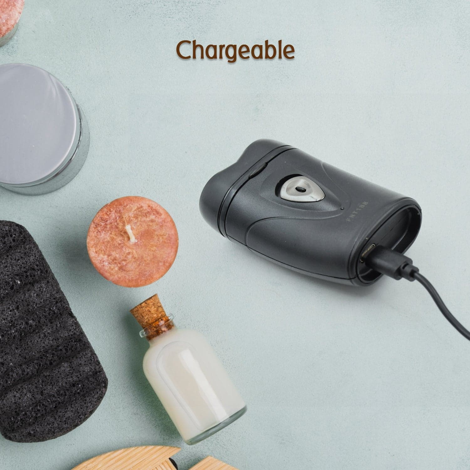 Men'S Electric Shaver With Double Floating Heads Rechargeable | Portable thumbnail 6