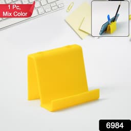 Multifunctional Plastic Mobile Phone Stand Pen Holder 1 Pc Mix Color