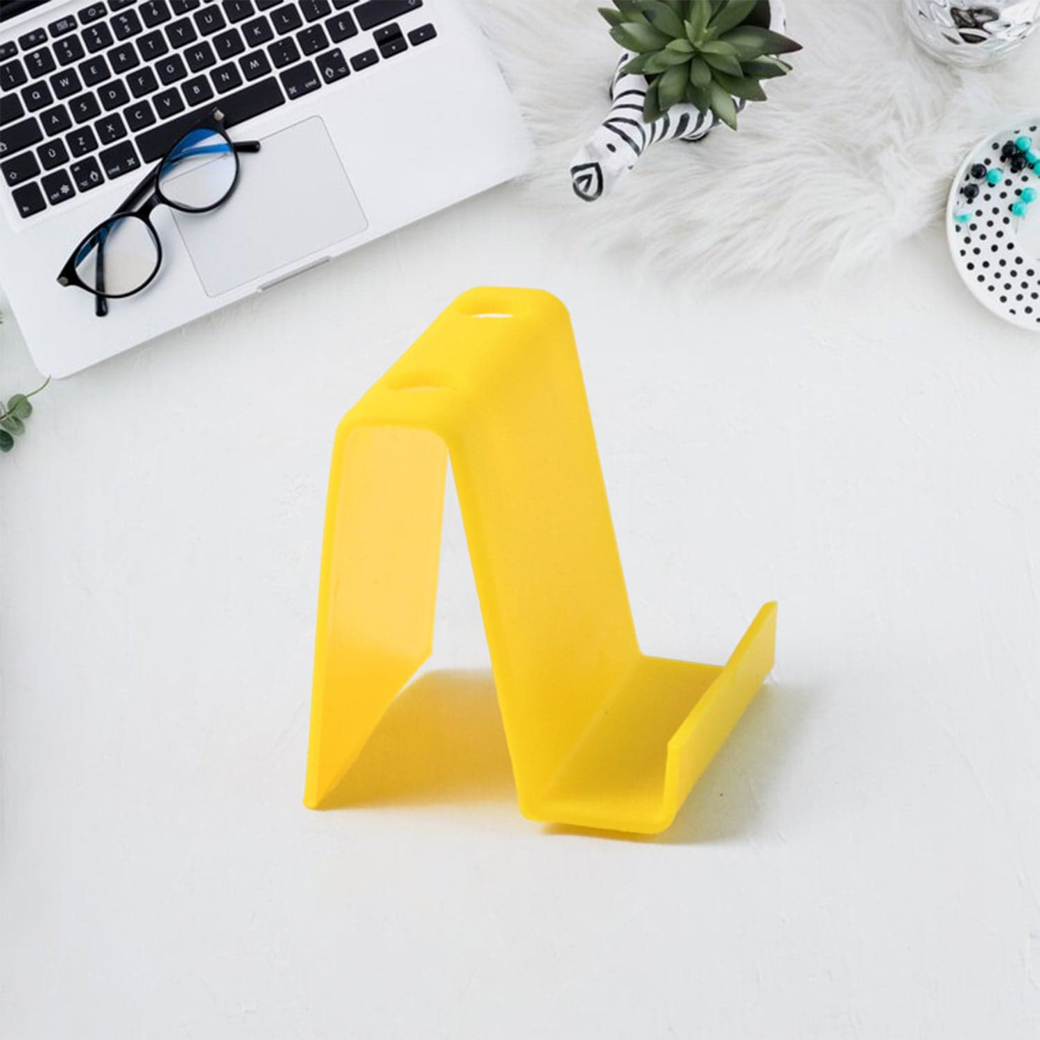 Multifunctional Plastic Mobile Phone Stand Pen Holder 1 Pc Mix Color thumbnail 5