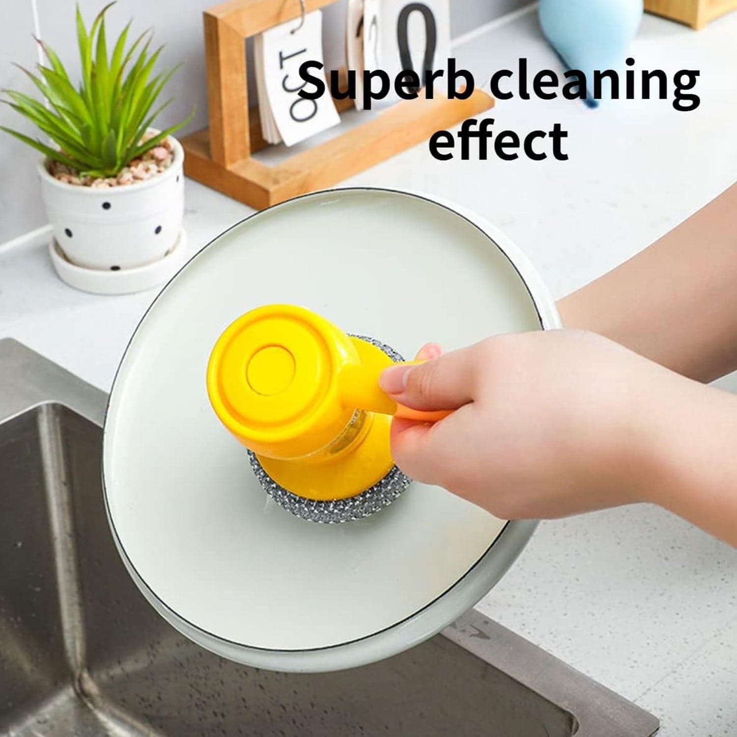 Handheld Soap Dispenser with Scrub (1 Set) thumbnail 3
