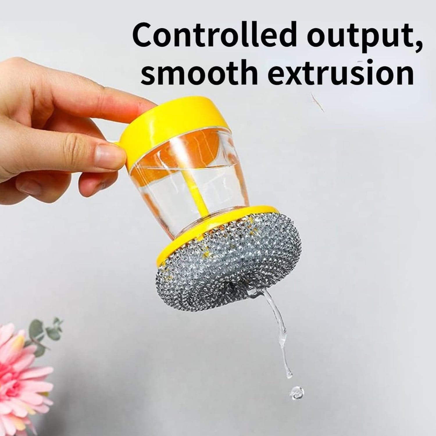 Handheld Soap Dispenser with Scrub (1 Set) thumbnail 9