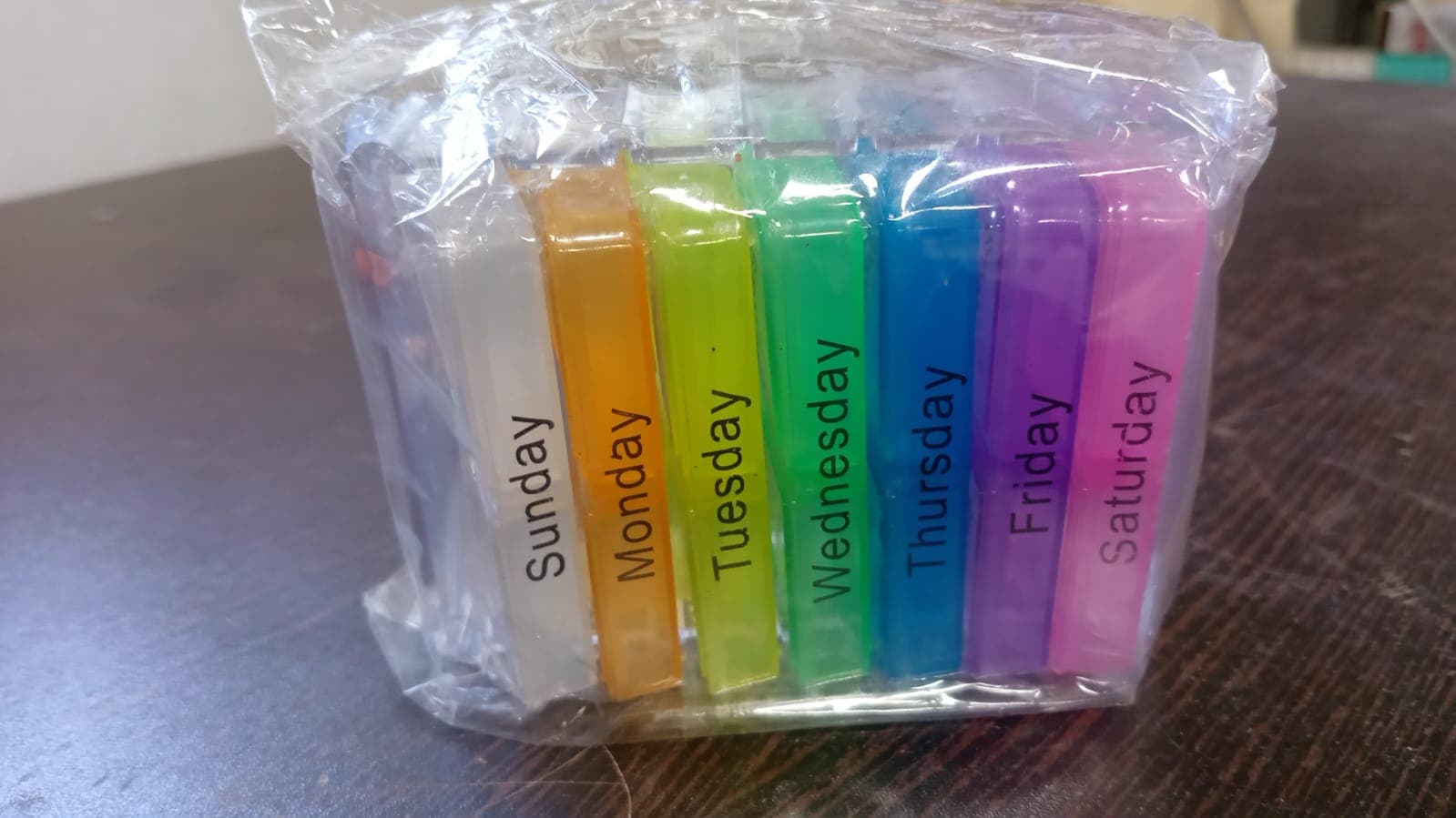 7 Days 4 Times Transparent Medicine Box 28 Grid Portable Large Capacity Travel thumbnail 7