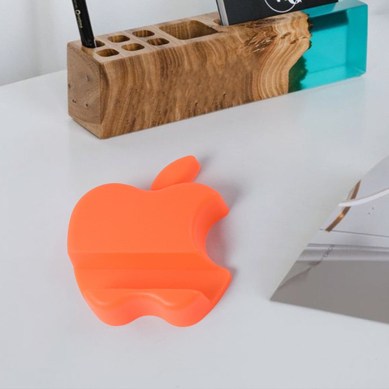 Apple Shape Mobile Stand 1Pc thumbnail 3