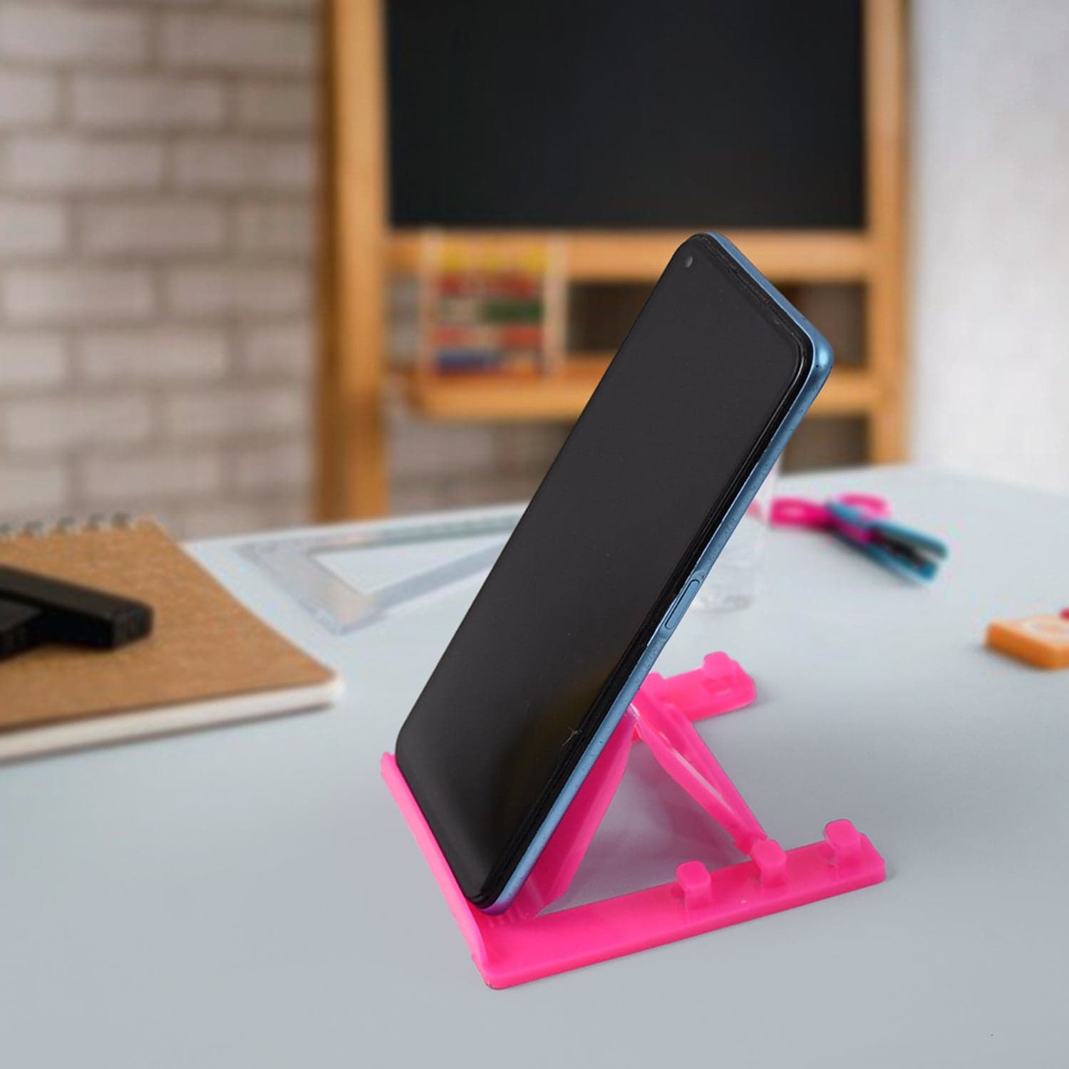 Adjustable Foldable Plastic Mobile Phone Stand Holder thumbnail 6