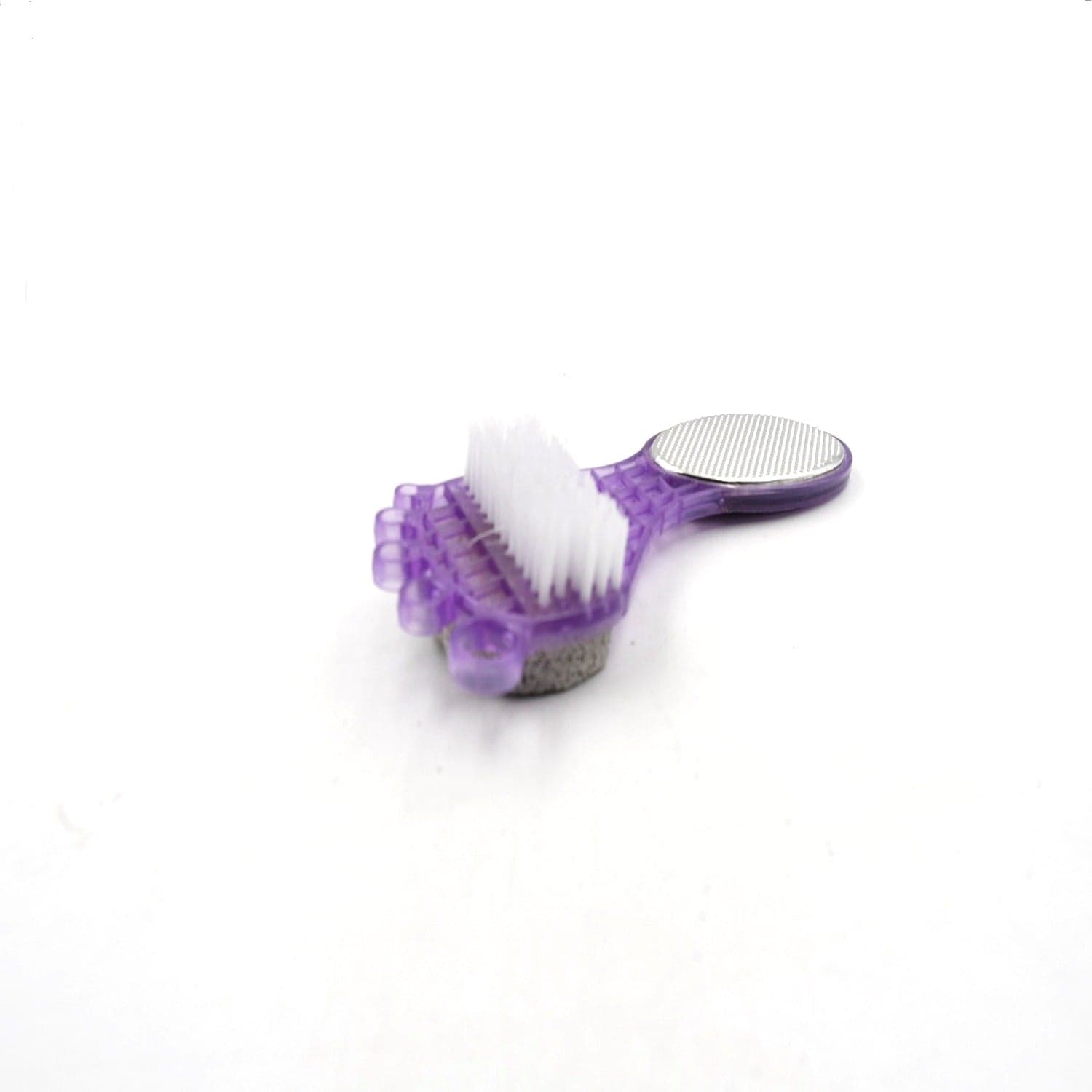 4 in 1 Pedicure Tool of Pumice, Brush, Scrubber & File for Soft Feet thumbnail 7