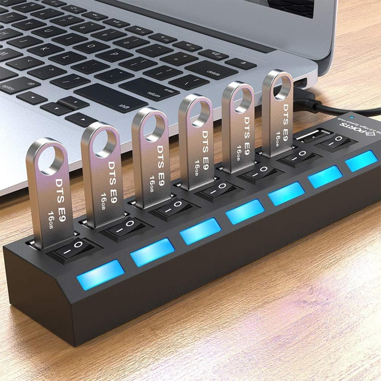 Usb Splitter Multi Port Usb 2.0 Hub thumbnail 7