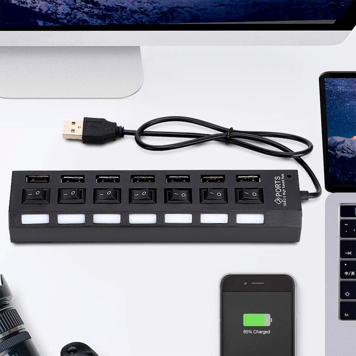Usb Splitter Multi Port Usb 2.0 Hub thumbnail 9