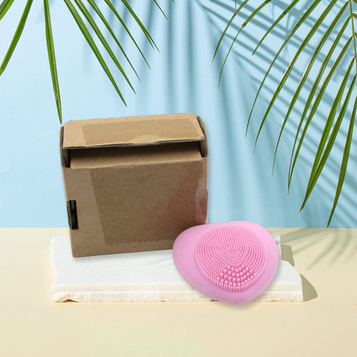 Waterproof Heart-Shaped Face Wash Brush | Silicone Facial Cleansing & Exfoliating Scrubber for Women thumbnail 7