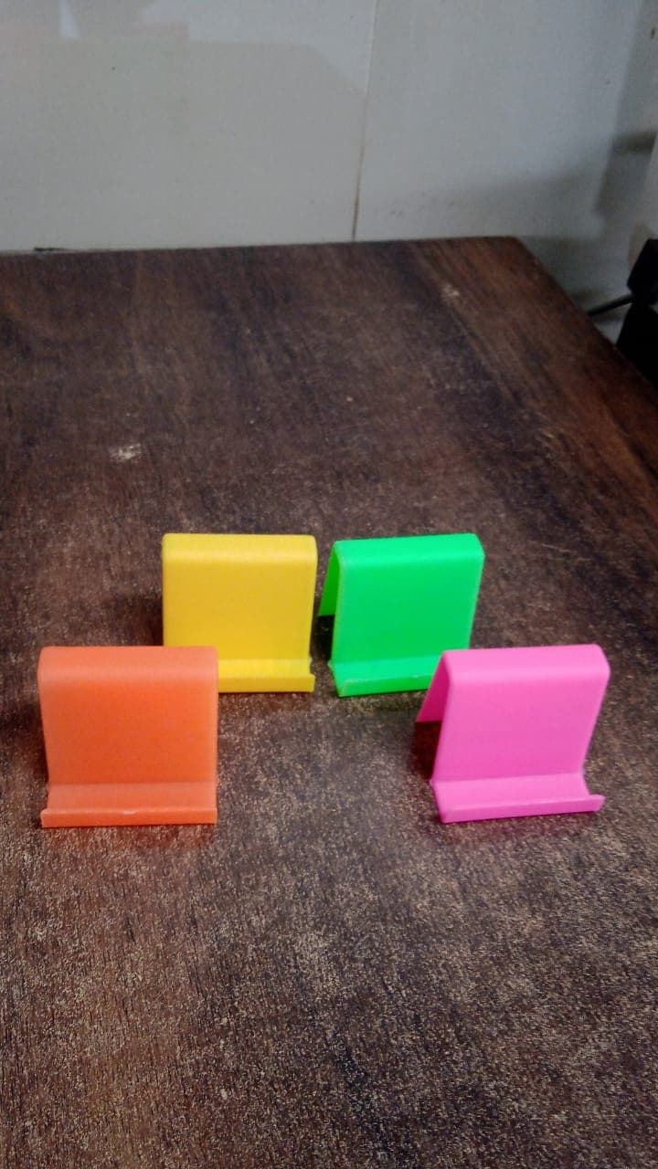 Durable Plastic Mobile Phone Stand With Angled Support 1 Pc Mix Color thumbnail 6
