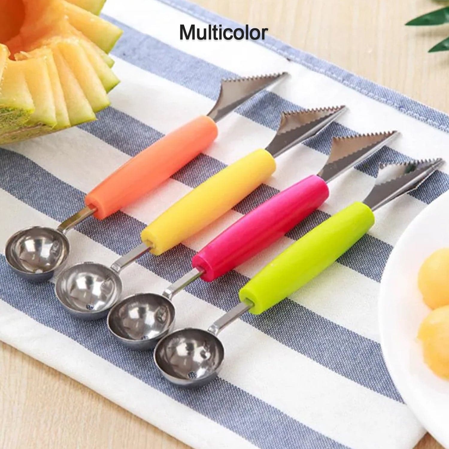 Multifunctional Fruit scooper & peeler Garnish Kit thumbnail 5