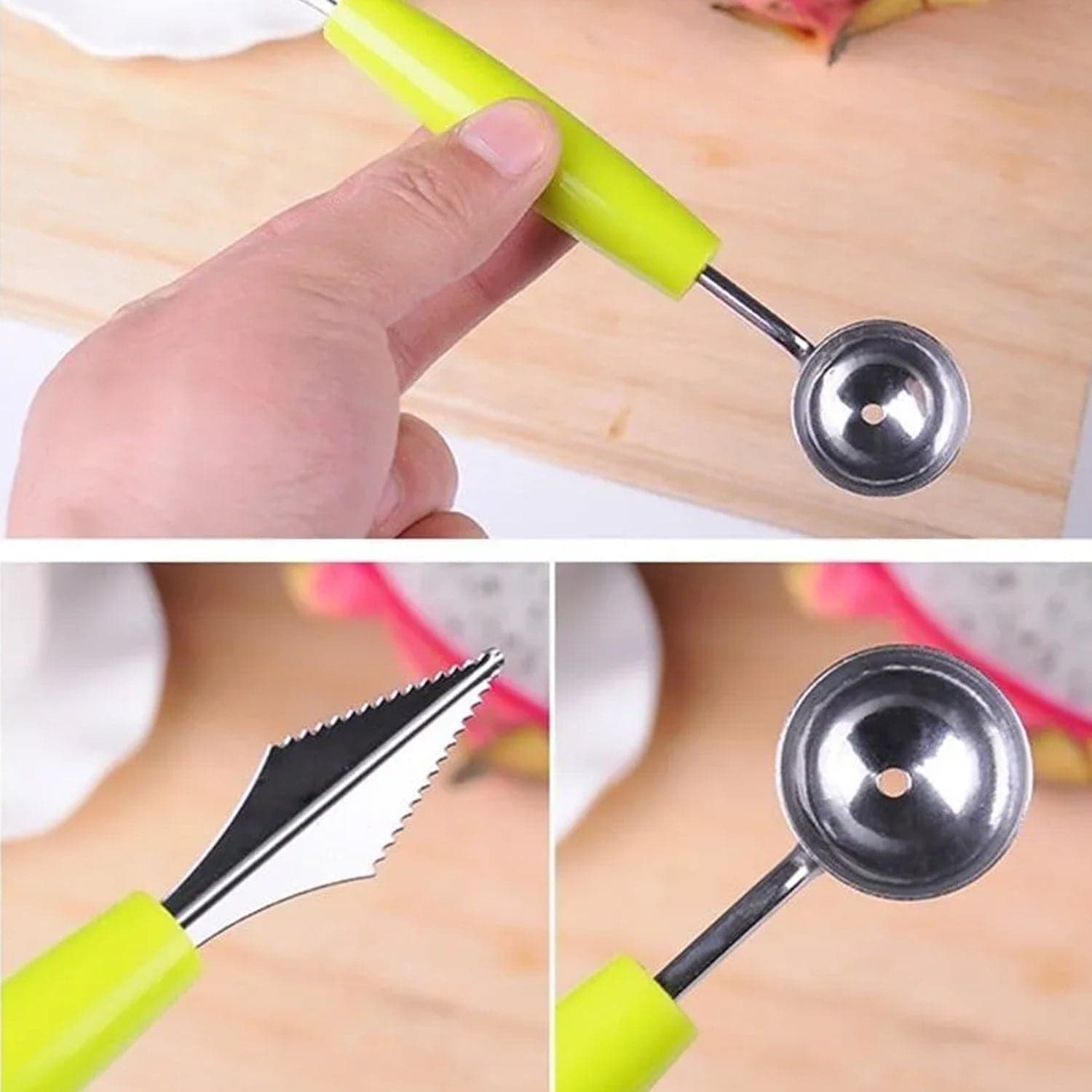 Multifunctional Fruit scooper & peeler Garnish Kit thumbnail 8