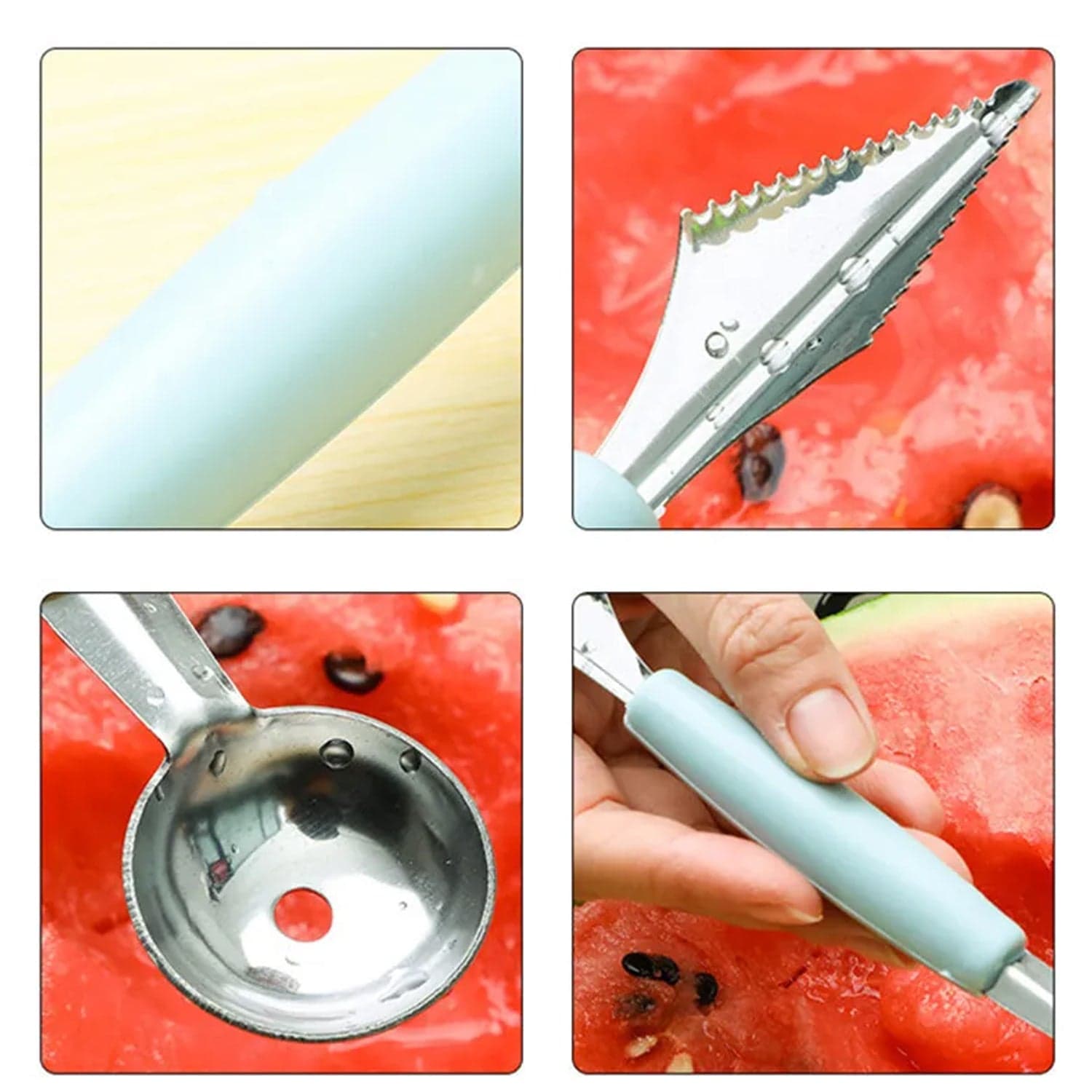 Multifunctional Fruit scooper & peeler Garnish Kit thumbnail 9