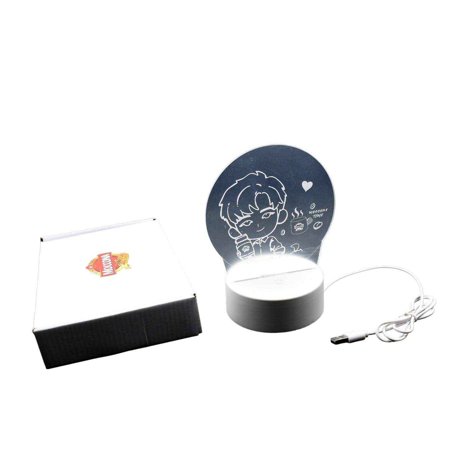 3D Led Night Light Desk Lamp Lighting Lamp Practical 3D Night Light Creative Dream Sleep Led Desk Lamp Bedroom Bedside Light thumbnail 4