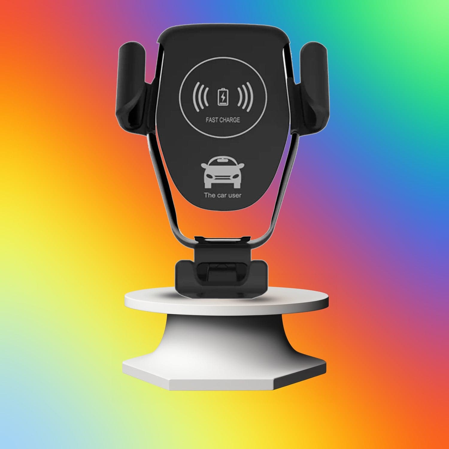 Car Phone Holder Wireless Car Charger 10W Qi Fast Charging Car Charger Gravity Auto Clamping 360‚° Rotation Air Vent Car Mount Holder thumbnail 5